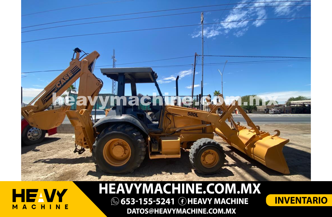 Maquinaria Pesada Retroexcavadora 2000 Case 580 L